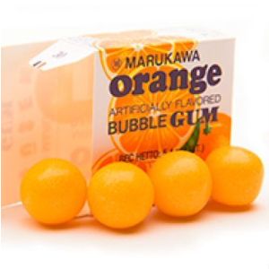 Жевательная резинка MARUCAWA шары Апельсин
