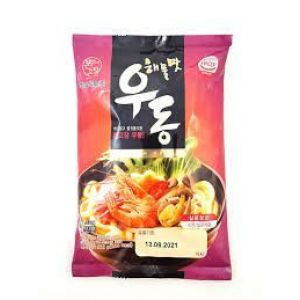 Удон со вкусом морепродуктов «Seafood Flavor Fresh Udon» 212г